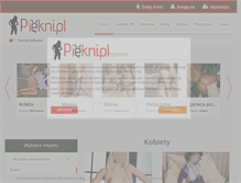 Tablet Screenshot of piekni.pl